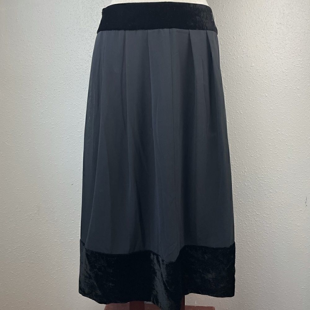Emma James Black Midi Skirt Size 8 EUC